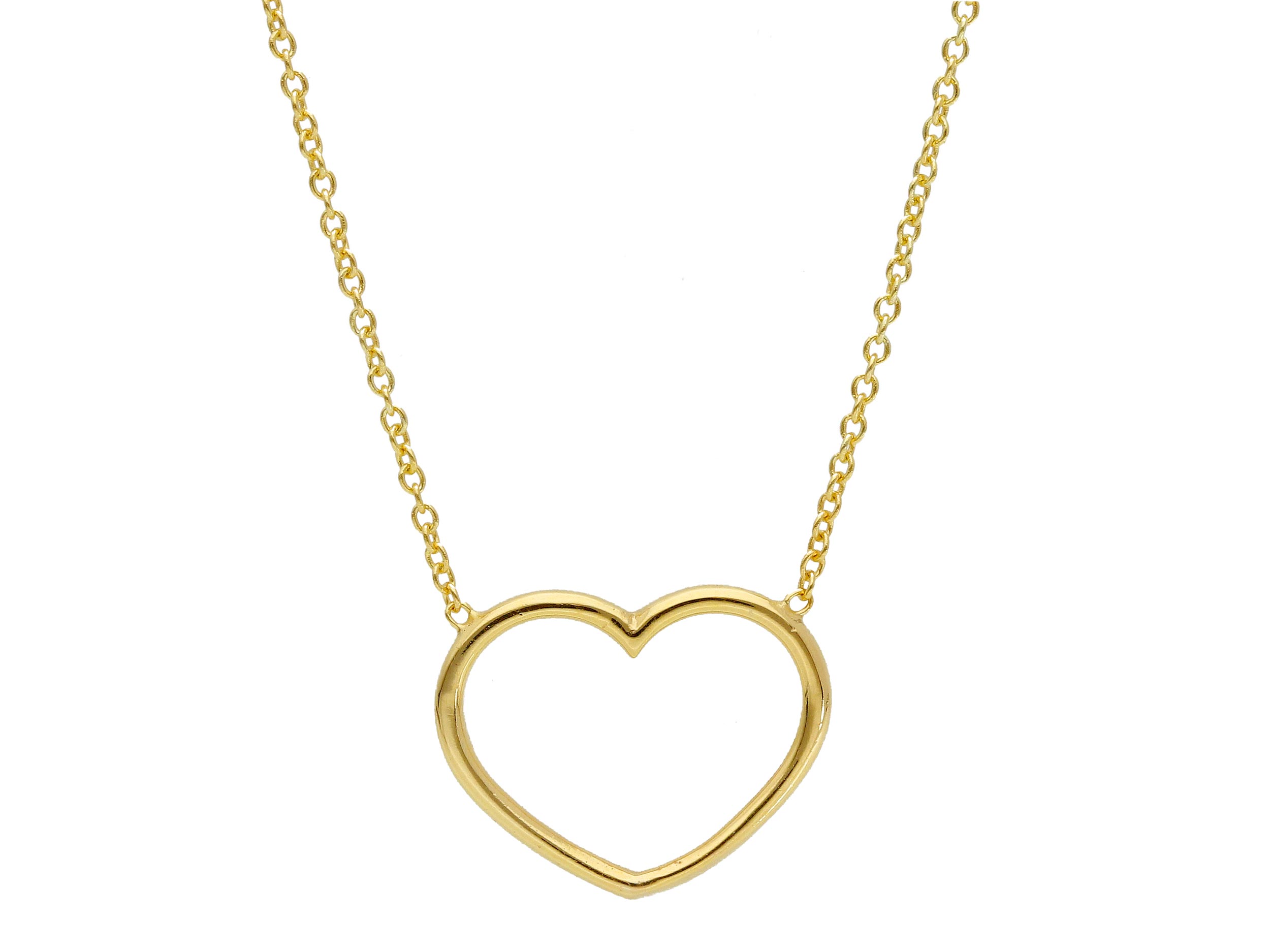 Κολιέ καρδούλα απο χρυσό κ9 (code S234139)